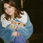 Jenna Coleman Instagram - Merry Shrimpmas one and all @shrimps 🦐 @dhpr_london and #Cher 🦐🎄🦐🎄
