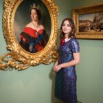 Jenna Coleman Instagram - Happy 200 years Queen Victoria. Thank you @historicroyalpalaces for the most illuminating tour creating such a vivid sense of her life #QueenVictoria200 @gucci 💜 @bellamusgrave 💜