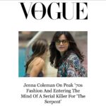 Jenna Coleman Instagram - Thank you @britishvogue 💫 Talking MA #TheSerpent with Radhika Seth @mammothscreen @bbcone @bbciplayer
