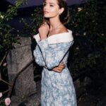 Jenna Coleman Instagram - Celebrating Italian style with @bulgariparfums @bulgariofficial the new Splendida Tubereuse Mystique 🌺 #bulgariparfums