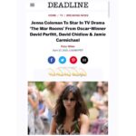 Jenna Coleman Instagram - #WarRooms #trademarkfilms #Joanbright