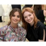 Jenna Coleman Instagram - Thank you @cartier and @laurentfeniou @erdem @malonesouliers #CartierQueensCup @rebeccacorbinmurray 💕