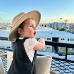 Jenna Johnson Instagram - Cheeks a fedora = 🥹😭🥰🤩🤭 Do you see the hint of red in his hair?!?! So curious to see what his hair color will actually turn out to be!