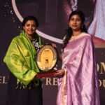 Jenna Ortega Instagram - Thank you ❤️ @maathare_t23 @karpaga_vinayaga_cet @dr.meenakshiannamalai #kvcetannualawardsceremonyforwomenachievers