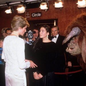 Jennifer Connelly Instagram - My last time at a Royal Premiere! Meeting Princess Diana at the Royal Premiere of Labyrinth in 1986. Honored to be attending the Royal Premiere of Top Gun tonight.
