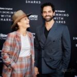 Jennifer Morrison Instagram – Such a great evening celebrating #swimmingwithsharks @gerardocelasco and @therokuchannel (love the @dolcegabbana suit on my love)