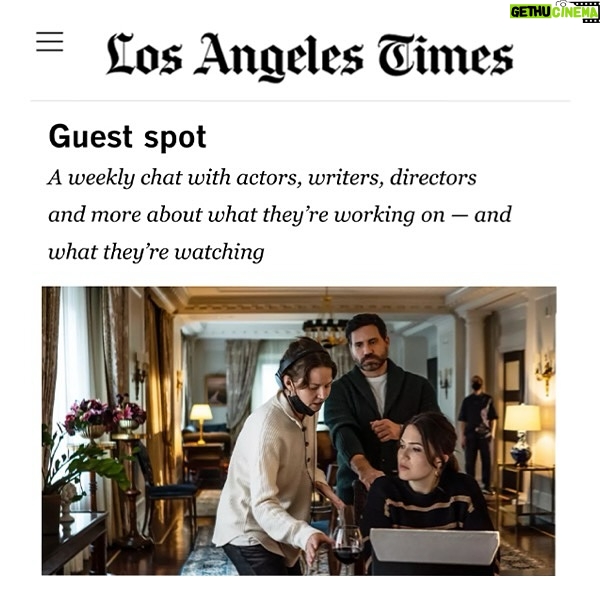 Jennifer Morrison Instagram - Thank you, @latimes for the opportunity to talk about what I’m watching right now, including @wrexhamfx, my comfort movies, directing, and more in the Guest Spot for #Screengrab the newsletter. Link in bio 🔗