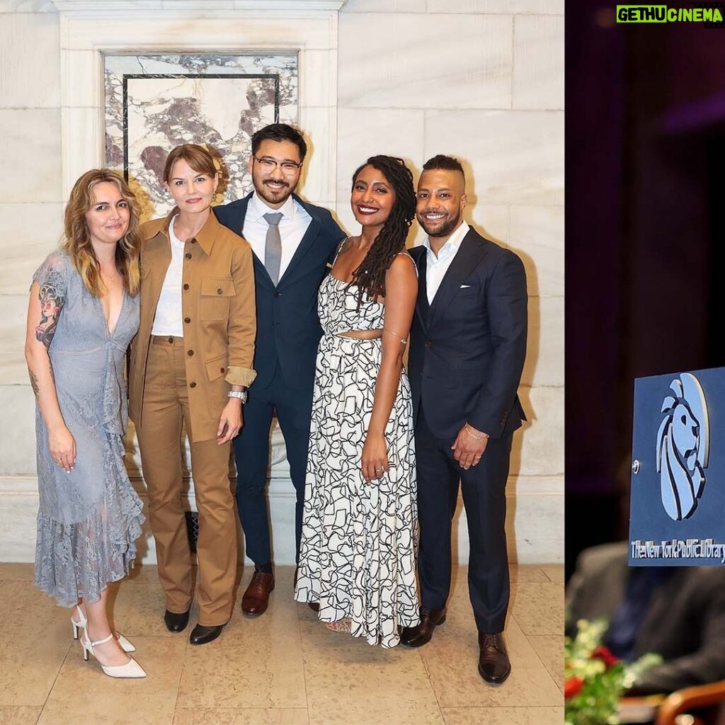 Jennifer Morrison Instagram - Snapshots from the 2022 @nyplyounglions Fiction Award event. 📷 @yvonnetnt @bfa We will be featuring the finalist books from the Young Lions Fiction Award as our #A3CReads books of the month, starting July 1. Order them in the @nyplshop and read along with us!