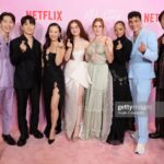 Jenny Han Instagram - When my #xokitty co-showrunner @saschagrothchild and I called the cast to tell them we weren't going to make it to the premiere because of the writers strike, Sang Heon said it felt like he was about to go to the prom, and he wasn't going to get to hug his parents goodbye. 😭Cue waterworks from me! I worried over this decision for weeks-- missing not just the premiere but all the press and the junket too. Sitting down for interview after interview for the first time is intimidating for anyone, but doing it in a language that is not your own is extremely difficult. I wanted to be by my Korean cast's side and watch over them every step of the way. But looking at them all on the red carpet last night, watching their interviews, seeing them shine so bright-- they didn't need me at all. They did just fine without me. Better than fine. Amazing. And I couldn't be prouder of them. I definitely cried. And I definitely teared up when I saw @ncentineo and @annacathcart on the red carpet. Noah, you'll always have my heart for that. Thank you for showing up to support our girl on her big night. And now I am crying again! 😭 To the beautiful cast of XO, Kitty: I can’t wait for the world to fall in love with you. Okay, now I’m off to the picket lines fr!