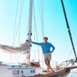 Jenny Han Instagram - Is it a Jcrew ad or is it @chrisbriney_ on a boat last summer 🧐