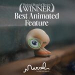 Jenny Slate Instagram – Congratulations on a very classy honor, cast and crew of #marceltheshell, because we just won BEST ANIMATED FEATURE from @nbrfilm and that is like one of the ones you tell your mom about ❤️
