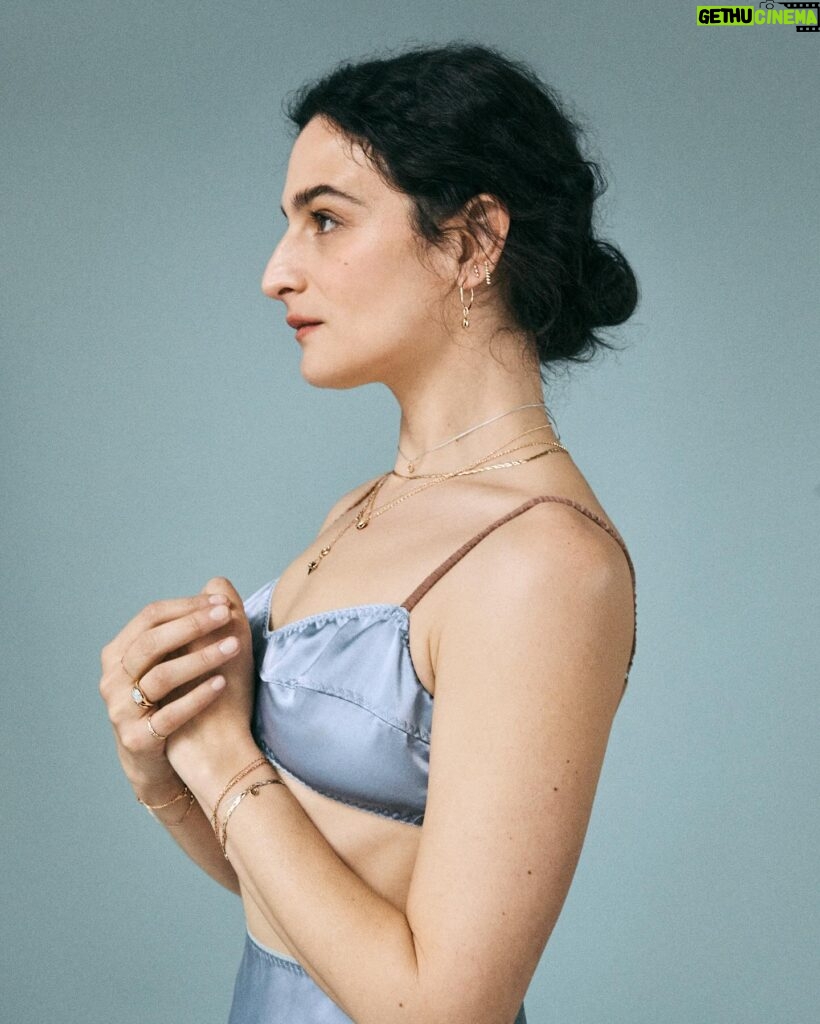 Jenny Slate Instagram - A tiny bit of MAGIC 🪡✨ We present to you a collection with our friend @jennyslate . A tender ode to baubles and braids from childhood, the passage of time, rings to wear after a heartbreak, a bell her mother tied to her shoelaces. “What if we all had a bell for our beloved?” Jenny asked. Photography: @chloehorseman Video: @basilfauchier Stylist: @mrmontyjackson Makeup: @kirinstagram Hair: @anthonycampbellhair