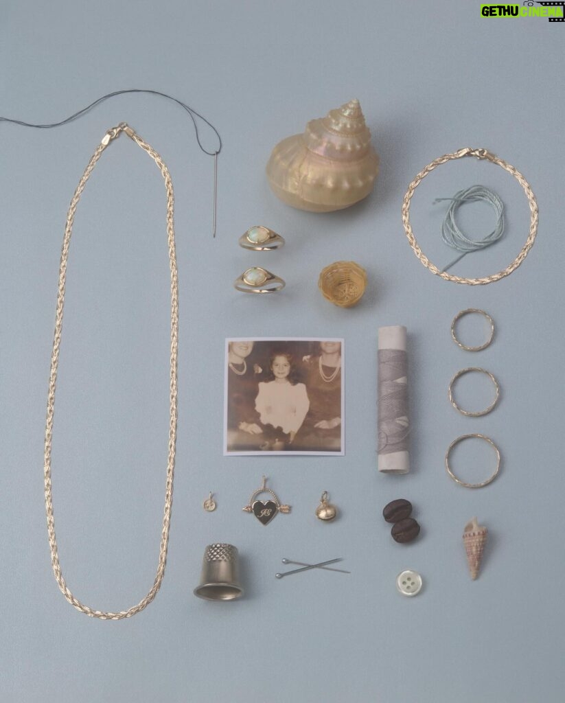 Jenny Slate Instagram - A tiny bit of MAGIC 🪡✨ We present to you a collection with our friend @jennyslate . A tender ode to baubles and braids from childhood, the passage of time, rings to wear after a heartbreak, a bell her mother tied to her shoelaces. “What if we all had a bell for our beloved?” Jenny asked. Photography: @chloehorseman Video: @basilfauchier Stylist: @mrmontyjackson Makeup: @kirinstagram Hair: @anthonycampbellhair