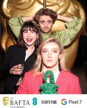Jenny Walser Instagram - ✨Vanity Fair EE Bafta Rising Star Party ✨

Fun was had. Head is sore. 

Jewels: @_octi 
Clothes: @reiss 
Bag: @dune_london 

Styled by moi 💁🏻‍♀️

@vanityfair @bafta @ee @loopvip 
#eerisingstar 
#eebaftas