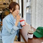 Jeon Mi-do Instagram - 🥤 완전 여름이네;;