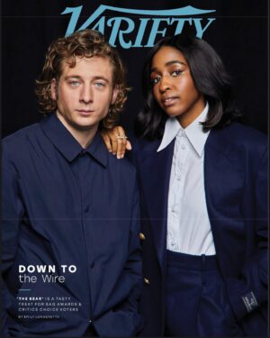 Jeremy Allen White Instagram - Thanks @variety thanks to the very best @ayoedebiri