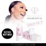 Jessica Dime Instagram – MY @f1_cosmetics SKIN CARE BODY OIL IS COMPLETELY SOLD OUT🙌 The last orders have shipped so check email for tracking info .. thank you to everyone who has supported my brand , I was a little overwhelmed but forever grateful 🙏🏿it means so much so me ❤️ WE WILL RESTOCK IN ONE WEEK ! Turn on your notifications & be sure to follow @f1_cosmetics 💎 
Flyer: @ctdgraphicx