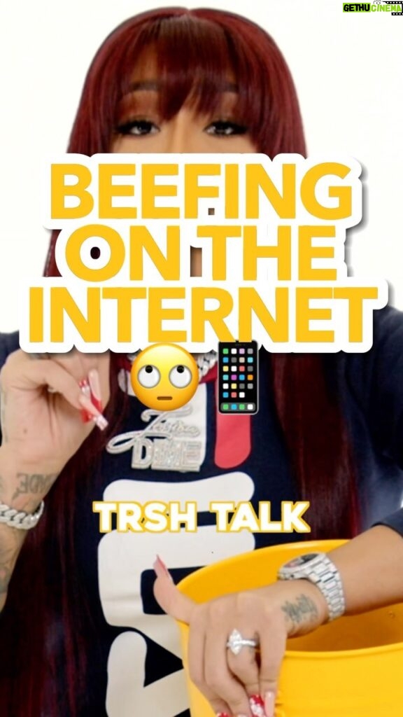 Jessica Dime Instagram - Why do people take beef to the internet? TRSH TALK w @iamdimepiece out now on YouTube!