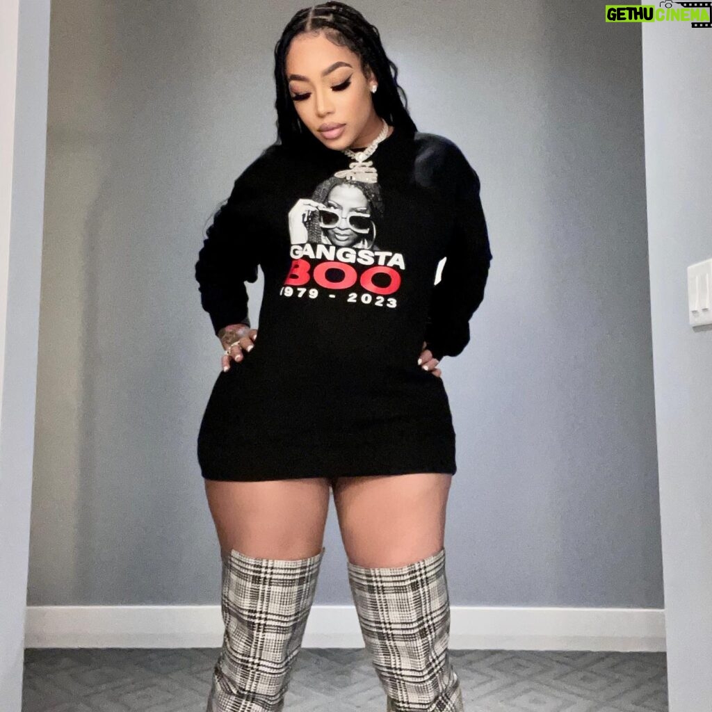Jessica Dime Instagram - ❤️ Get your official Gangsta Boo merch exclusively from @gangstabootribute