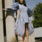 Jessie Mei Li Instagram - thanks @whowhatwear 🌈🧚🏼‍♀️ ~~ loved playing dress up and prancing about with these lovely people~~ snaps by 📸 @philltaylormade stylist @hollyevawhite fashion assistant @imymoore hair @halleybrisker makeup @naokoscintu interview by @nellblock @belmondcadogan