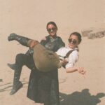 Jessie Mei Li Instagram - Bts from ep8 ☀️💛🥵 (let’s take a minute to appreciate tiny @amitasuman_ holding me on one leg)