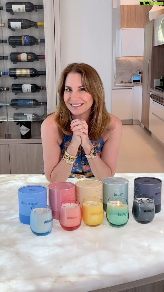 Jill Zarin Instagram - We’ve got you covered! This Mother’s Day treat your mom or a loved one, to one of our gorgeous NEW crystal manifestation candles! They look and smell unbelievable!🕯️💕😍 Our new collection has little baby crystals in them that can stay inside the candle while you light it! All of our hand crafted candles are made with soy wax, and of course are cruelty free! Shop now to get the perfect present!💝 Link in bio 🔗 @shopjillandally