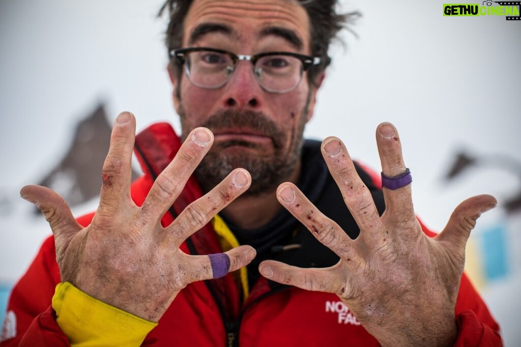 Jimmy Chin Instagram - The results of day after day of climbing in the Fenriskjeften Range, aka the Wolf’s Jaw, in Queen Maud Land, Antarctica. @cedarwright @thenorthface