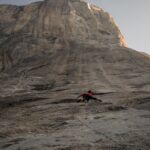 Jimmy Chin Instagram – @alexhonnold ropeless on El Cap, with a lot of wall above him…