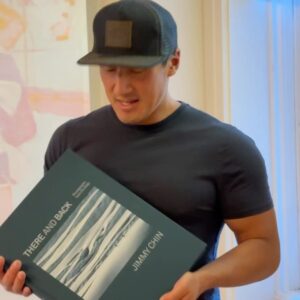 Jimmy Chin Instagram - The new Deluxe Signed Edition of There and Back is available now. This edition is very special to me. I designed it with a clothbound case, stamped print, with larger size photographs and more. If you’re ever in the Denver/Boulder area, I wanted to shout out one of my favorite independent bookstores there, @boulderbookstore who’s still carrying copies. Link in my to bio order! 
Cheers.