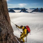 Jimmy Chin Instagram - The new Deluxe Signed Edition of There and Back is available now. This edition is very special to me. I designed it with a clothbound case, stamped print, with larger size photographs and more. If you’re ever in the Denver/Boulder area, I wanted to shout out one of my favorite independent bookstores there, @boulderbookstore who’s still carrying copies. Link in my to bio order! Cheers.