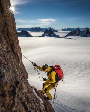 Jimmy Chin Instagram - The new Deluxe Signed Edition of There and Back is available now. This edition is very special to me. I designed it with a clothbound case, stamped print, with larger size photographs and more. If you’re ever in the Denver/Boulder area, I wanted to shout out one of my favorite independent bookstores there, @boulderbookstore who’s still carrying copies. Link in my to bio order! 
Cheers.