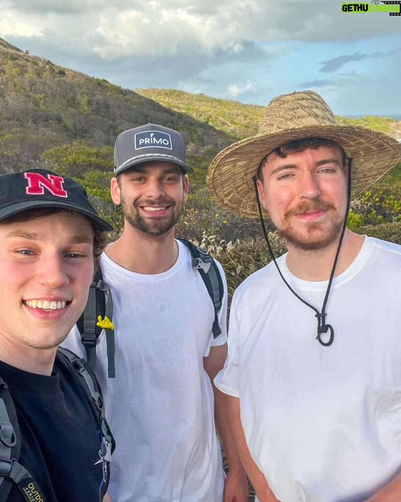 Jimmy Donaldson Instagram - I dragged the boys to a dangerous, deserted island for 7 days! Go watch I tried a new editing style with the video :)