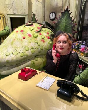 Jinkx Monsoon Instagram - The call is coming from inside the shop… ☎️ @littleshopnyc