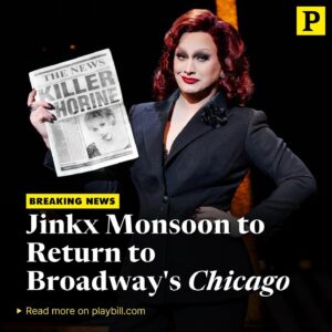 Jinkx Monsoon Instagram - When you’re good to Mama, Mama’s good to you! Head to the link in our bio to learn more about @thejinkx’s return to @chicagomusical on Broadway.