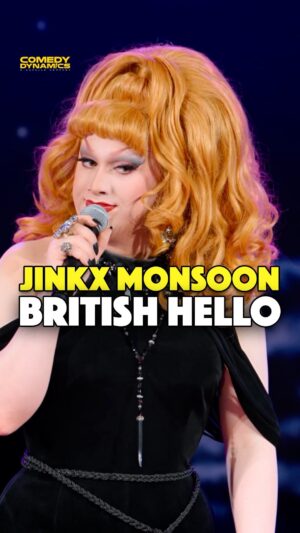 Jinkx Monsoon Instagram - Dear Brits, beware how you greet @thejinkx! 

From Jinkx Monsoon’s special, Red Head Redemption. 

Like what you see? There’s more where it came from! Get FREE comedy on the Comedy Dynamics channel at the link in bio! 

#comedydynamics #jinkxmonsoon #comedyreels #standupspecial #comedyshowcase #dragqueen #british