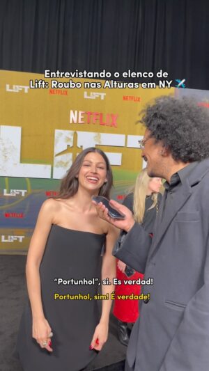 João Luiz Pedrosa Instagram - ELE TÁ DEMAIS!!!! Entrevistando o elenco de Lift: Roubo nas Alturas diretamente de NY. @netflixbrasil 

@ursulolita @gugumbatharaw @kevinhart4real @_yunjeekim_ @lifeisaloha