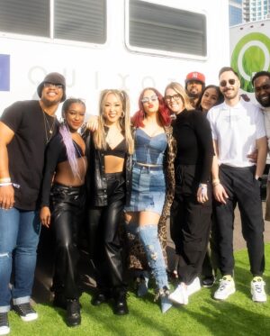 JoJo Instagram - 💎•Lovers & Friends•💎
The past couple weeks as I’ve been settling into Broadway life I was also putting together a special 30 minute set for Lovers & Friends 🥰
Was so excited about connecting with the audience and singing a couple mash-ups we had planned just for this set: Think About You into Carl Thomas’s “I Wish” and  Leave (Get Out) into Toni Braxton’s “He Wasn’t Man Enough”. But unfortunately- it didn’t get to be heard 😢 
Me and my crew were waiting at the stage over 30 minutes before our scheduled time and were all ready to hit at my scheduled 6:10 slot! The band was about to start playing when alluvasudden no one could hear anything in their in-ear monitors. For 15 minutes the sound team tried to figure out what the problem was with the monitor system but eventually had to quickly change out all of our monitor packs and just press play on the show. I was so frazzled and frustrated I forgot the words to my first song (which I neeeevvvvvver do) and then 4 songs into my set I hear my sound guy’s voice saying- we gotta go to the last song… the next act was scheduled to go on… so I’m like alrighty then! And we wrapped it tf up as best we could. 
Social media tends to be a highlight reel at best and a total fabrication at worst. Festivals are crazy and spontaneous as everyone knows. Just wanted to share a little bit of story behind the smiles, the styling and the shapewear, and the clips where I look and sound up to par with how I want to look and sound. Things happen that are totally out of our control. Just wanted to share: I was deflated cuz I was proud of what we had put together for Lovers&Friends and we didn’t get to execute. Anyways- thank you to the beeeeaaauutiful crowd who came out to rock with me @ the bling stage!!!! I had a good time at the end once I internally calmed down and was able to re-connect to the moment. I LOVE YALL 4ever. I hope you could feel that :)