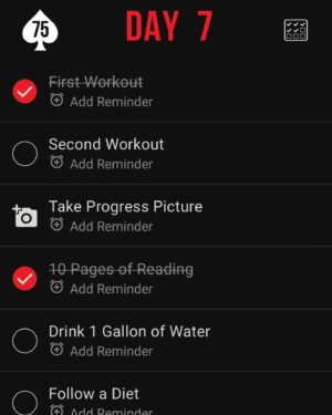 JoJo Instagram - So I’m doing 75 Hard. It’s day 7 for me. The protocol is: 
2 workouts per day (45 minutes each & 1 has to be outside)
1 gallon of water 
Follow a diet of your choosing
10 pages of reading per day (non-fiction only and audiobooks don’t count) 
No alcohol or cheat meals
Daily progress pics
No compromises, modifications, or excuses.
To some of you this might sound easy. To others it might sound really hard. Either way you’re right. Even though people tend to have amazing psychical transformations after following this- this is first and foremost a mental toughness challenge. Which is really something I was looking for in the new year. More of a commitment than a resolution. I’m definitely worried that I’ll cop out and not make it. That I’ll prioritize my comfort over this commitment and it’ll be yet another thing I’ve tried and not finished. But it’s THAT EXACT FEELING that compelled me to say YES when I heard about 75 Hard. I’m enjoying shifting my priorities around right now and I’m grateful I have the flexibility to do so. It’s been raining damn near nonstop for the past week so that means I’ve been getting my 45 minute outdoor exercise in (just an easy to brisk walk) and coming back inside soaking wet. It is what it is. 😂 🤷‍♀️ 
Has anyone on here tried #75Hard ? What was your experience like? What was the hardest part? 

Drinking a gallon of water a day has been the best part and 2 separate workouts have been hard to schedule.