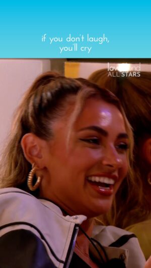Joanna Chimonides Instagram - The way Joanna went from 😂 to 🥲 in 3 seconds #LoveIsland #AllStars