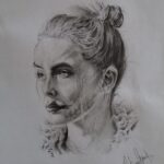 Jodie Comer Instagram - No words. 😯😊🤯| @followtheflowart Im so happy you drew my face (Villanelle says it’s hers). You’re amazing! THANK-YOU. #killingeve