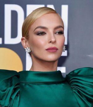 Jodie Comer Instagram - Thank you to the incredible team that got me ready yesterday, you guys are magic. And honestly... Baby Yoda is cute AF. X
