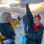 Jodie Comer Instagram - Our film #TheEndWeStartFrom is out in cinemas today! A special shout-out to @lizziemax for helping create the most deliciously epic booby doughnuts for our crew and to @mariedeehan for all of her beautiful work. 🌊 💞