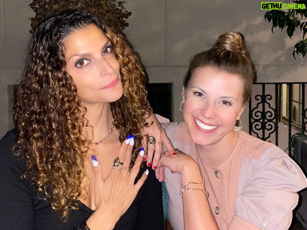 Jodie Sweetin Instagram - “Maybe there are friends, people who stand by you when you're hurt and who help you feel not so lonely. Maybe they're always worth being scared for, and hoping for, and living for... people who build their houses in your heart.” - Stephen King, It We're loving our matching friendship rings from @germankabirski. If you want to strike up a friendship of your own with something stunning from German Kabirski, you can use code jodie_celia15 and get 15% off! Happy shopping! #germankabirski #friends #friendship #bestfriends #friendshiprings #bff #jewelry #it #stephenking #halloween #ourfavorite #happyhalloween #happyshopping *We were NOT paid for this post. We honestly love @germankabirski and wanted to give a shout out.