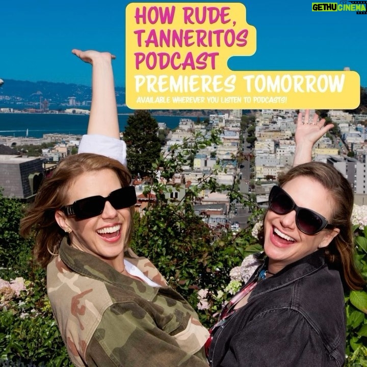 Jodie Sweetin Instagram - @AndreaBarber and I are taking a trip around San Francisco in our @hyundaiusa TUCSON to celebrate the launch of our trip down memory lane in our new podcast, "How Rude, Tanneritos!" premiering tomorrow, wherever you listen to podcasts! @HowRudePodcast #ItsYourJourney