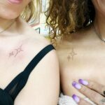 Jodie Sweetin Instagram – Honoring @theceliabehar and her sister Julie by getting our annual tattoos and then eating way too much food in Julie’s honor. Thanks @mannylore13 for always bringing our ideas to life! @tenthousandwavestattoo.