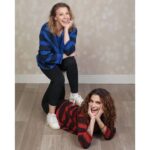 Jodie Sweetin Instagram - Welp. We never said we were good with goodbyes… but we felt like we should make it official… the show is over. But, while the pod is over, our friendship will never die. Nor will our love for JC Penney’s and all of you. Ew. Feelings. Gross. #neverthoughtidsaythis #ntist #nevernation #nevernationers #jcpenney #fiveseasonsflewby #feelings #ew #whathappensinparentinggotstoldonthispodcast #planc #wekeptthosesweaters #willrockthemat80 #jodiesgettingmatchingcrocs #celiamighthitherwiththem #friendsforever #lifeisafuckedupmess #bigmouth #mom #moms #comedy #funny #podcast #fullhouse #fullerhouse #jodiesweetin #celiabehar #traumabonded #keepkillingtheparentinggame #andnotyourkids