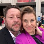 Jodie Sweetin Instagram - This weeks photo phun…. 1. A little press last Friday on KTLA for my @hallmarkmovie The Jane Mysteries: Inheritance Lost 2-4. Last night at the @laopera to see #Otello and dinner at @mrsfishla with my favorite date @mescalito70 ❤️❤️ 5. Me in the middle of my stand up set at @mrsrobinsonsirishpub on Thursday Now… time for a lazy Sunday. ******** Pic 1 Suit @elliatt Necklace @mayabrenner Earrings/ring @charlielapson Belt @laurelandgold Pic 2-4 @petalandpup Pic 5 Jacket @petalandpup Stylist @shannonmcclure68 MU @terimakeup