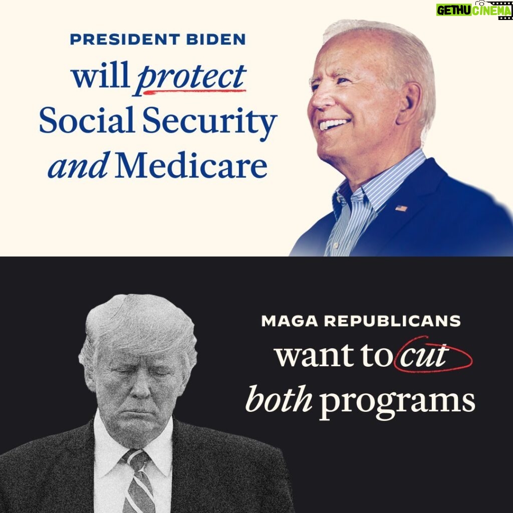 Joe Biden Instagram - Republicans’ budget sides with the wealthy and special interests to cut Social Security by over $1.5 trillion and transition Medicare to a system that would raise premiums for many seniors. These changes are cruel. I will always fight for our seniors.