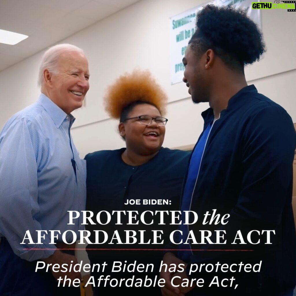 Joe Biden Instagram - Trump wants to “terminate” the Affordable Care Act. We’re not going to let it happen.