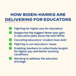 Joe Biden Instagram – Our nation asks so much of our teachers.

That is why we’re supporting them in all that we do.